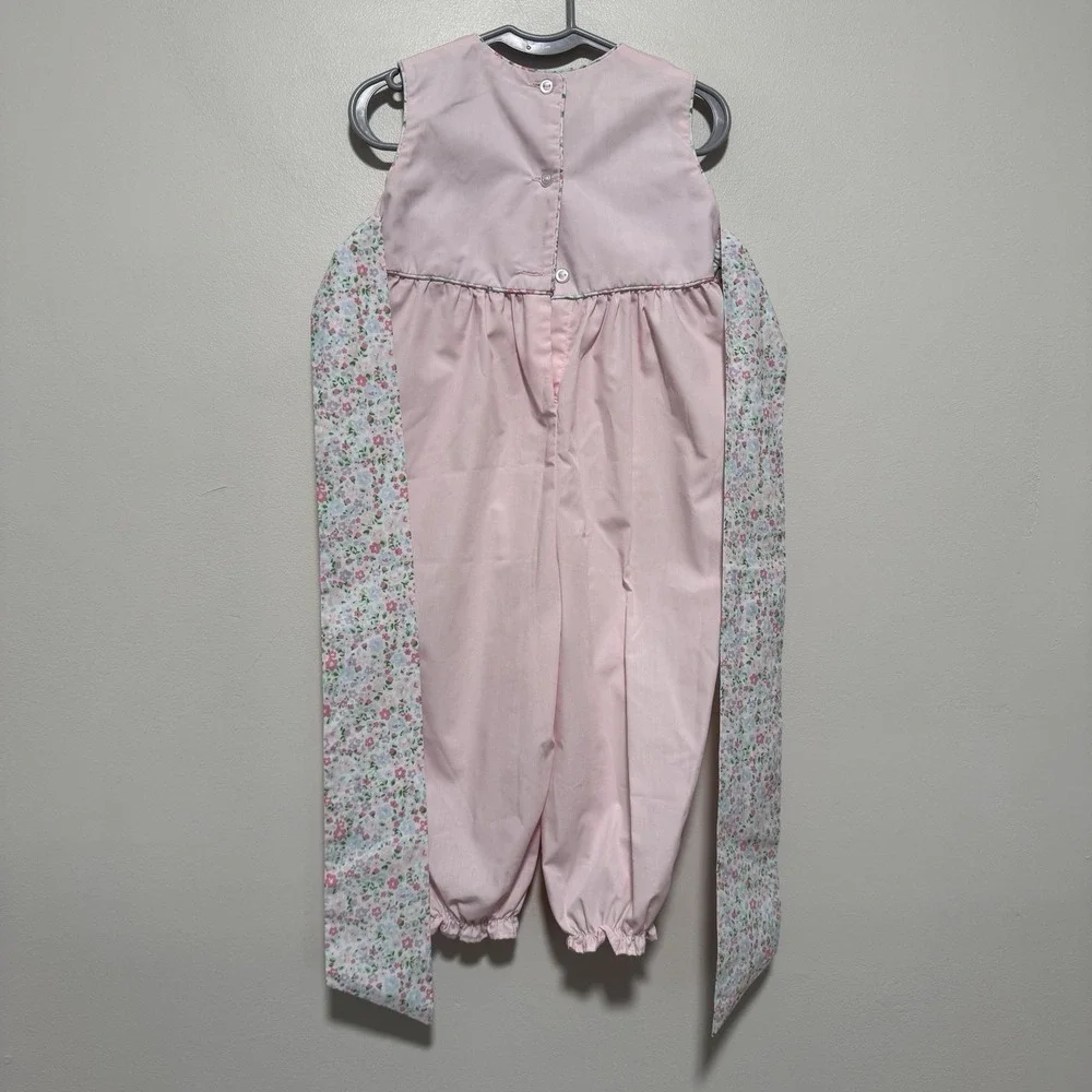 TBBC Beaufort Bonnet Company Sleeveless Rebecca Pink Romper Size 18-24 Months
